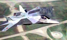 Бумажная модель самолета Сухой Т-50 ПАК ФА