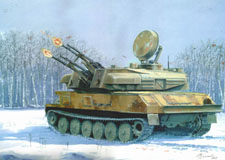 Бумажная модель ЗСУ-23-4М Шилка