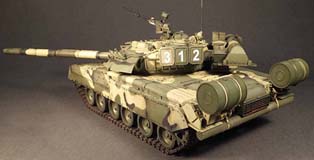 Бумажная модель танк Т-80