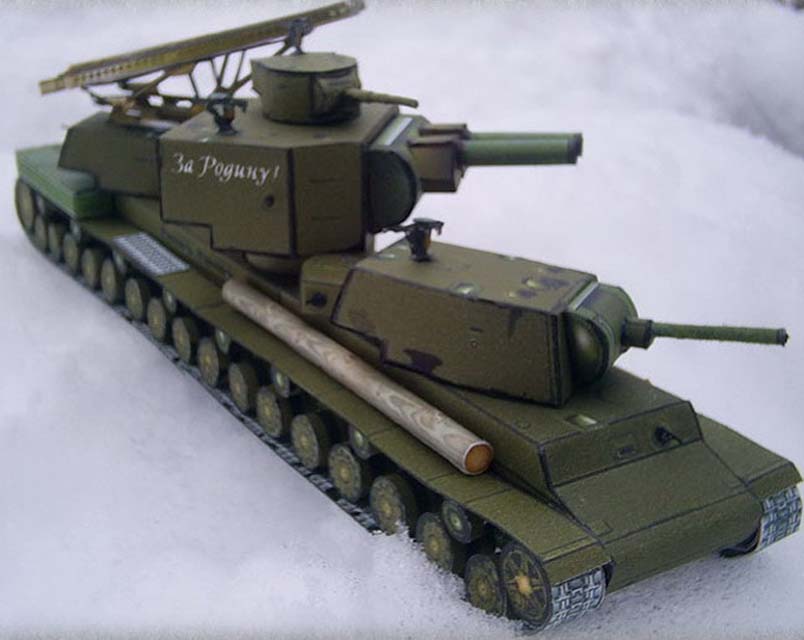 Сборная модель: Танк КВ-2, З-3608